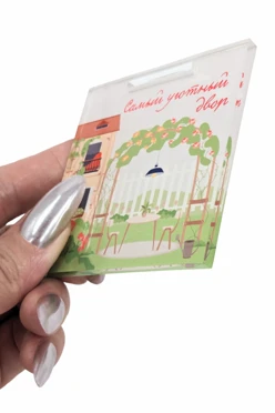 Медаль из акрила АС7010 Квадрат 70 мм с печатью#2