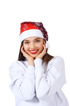 Купить колпак Новогодний с принтом "Snowflakes"