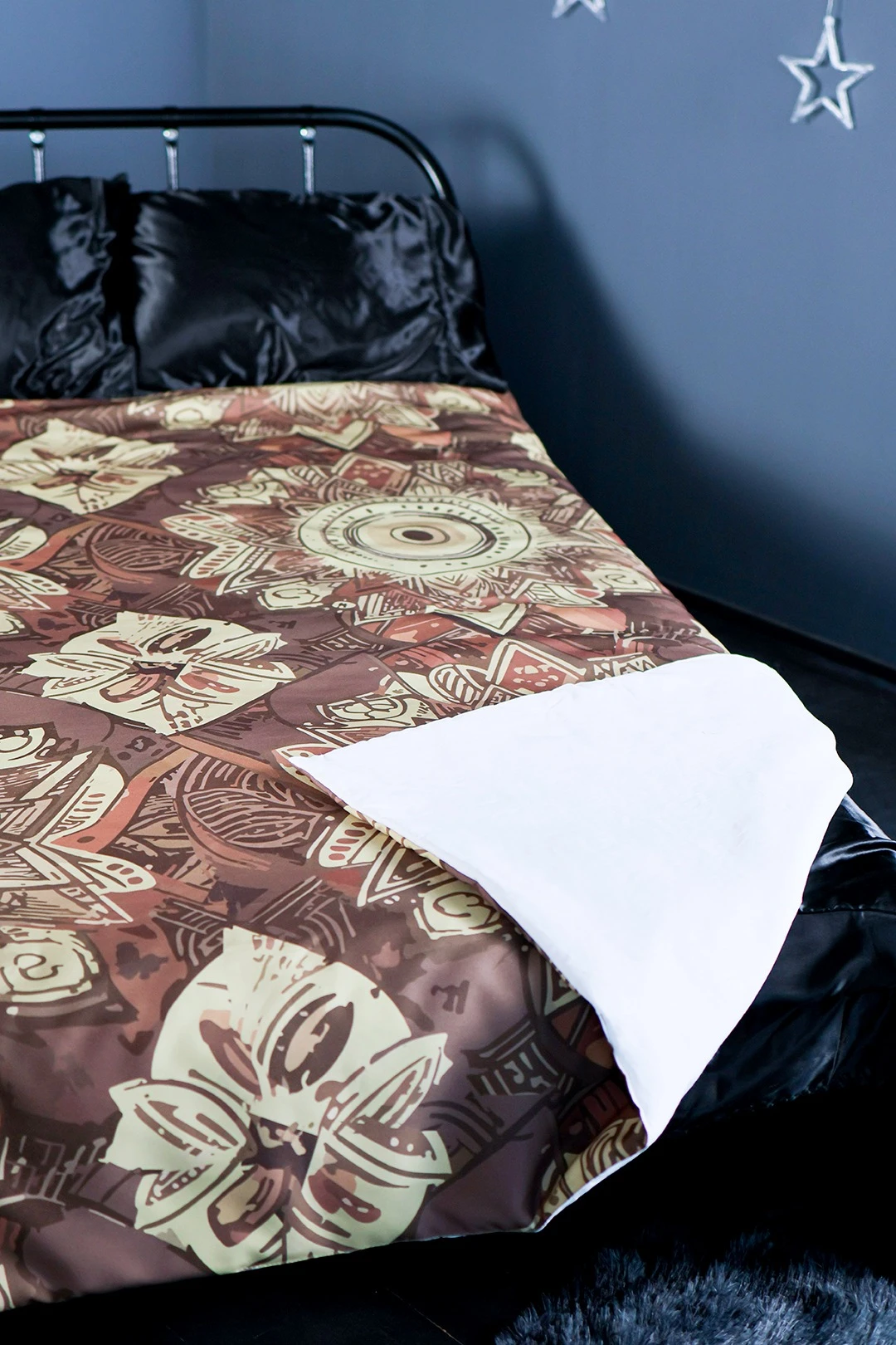 Покрывало печатное однослойное без оборок 145х220 см