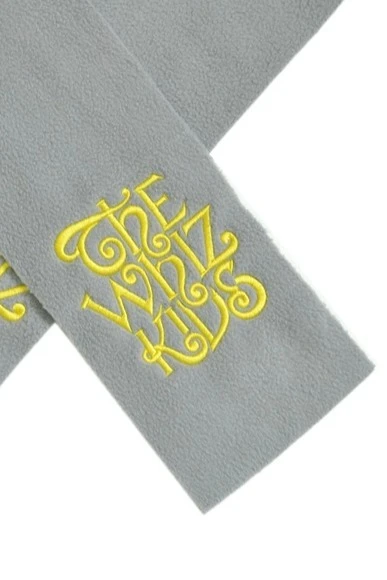 Шарф флисовый однослойный 15х100 см, однотонный "The Whiz Kids"#2