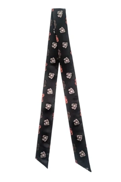 Шарф-платок Твилли двухслойный 5х130 см, с полной запечаткой#2