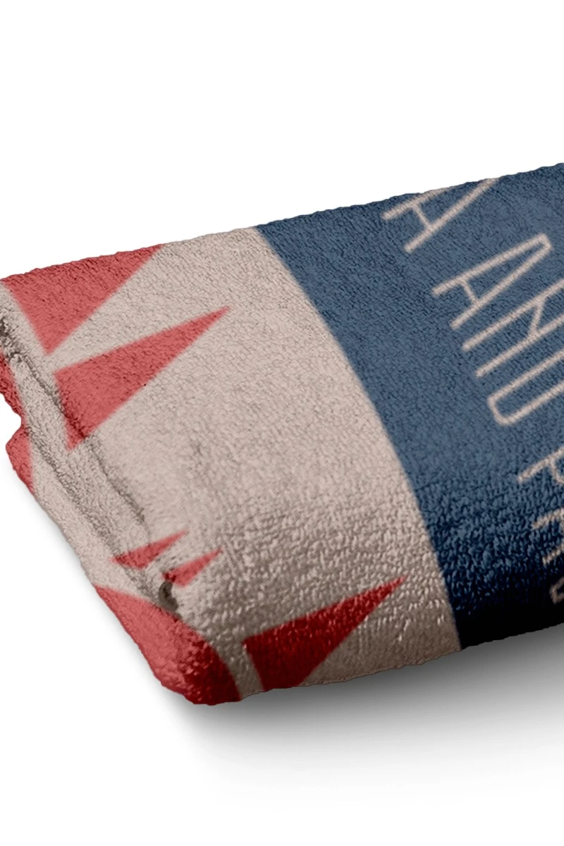 Полотенце махровое 70х140 cм печать с двух сторон "Eva and Pavel"#1