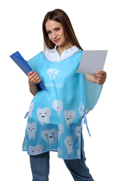 Купить накидку с полной запечаткой 60х80 см "DENTALCLINIC"