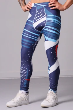 Тайтсы мужские с принтом "Dynamite"