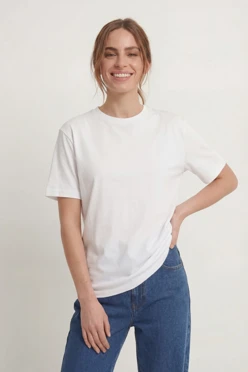 Купить футболку Ампир унисекс, однотонную белую (хлопок)