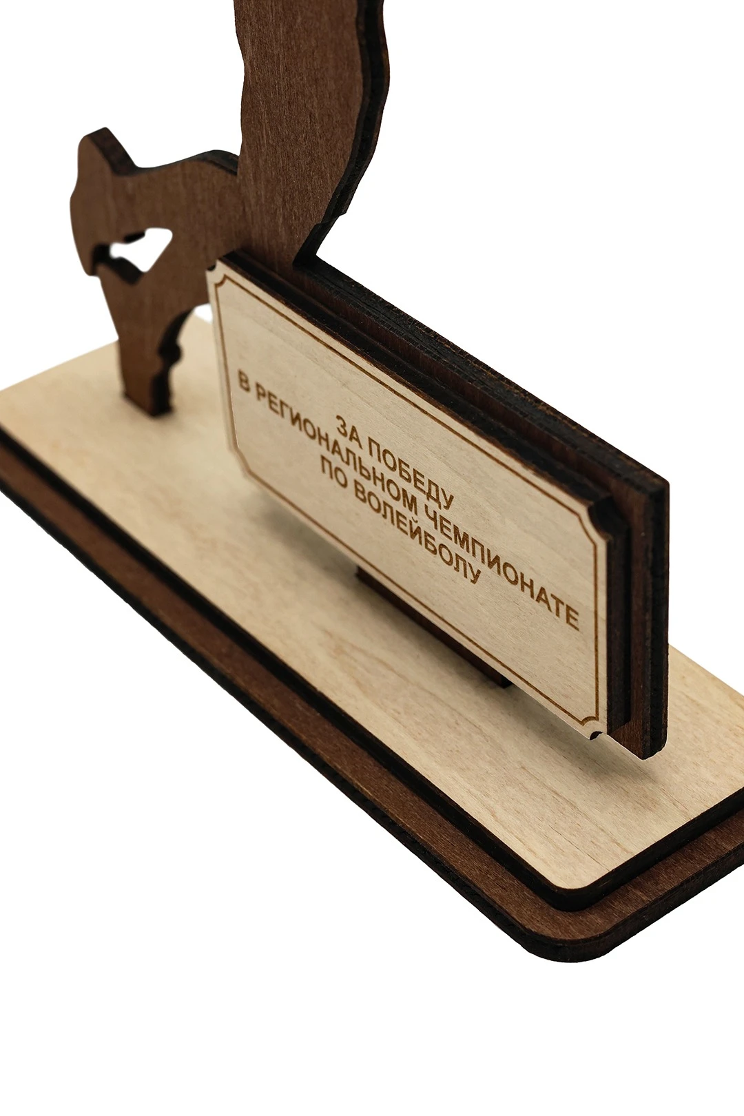 Приз Волейбол (14х4,7х18,5 см) с гравировкой#1 Приз Волейбол (14х4,7х18,5 см) с гравировкой#1