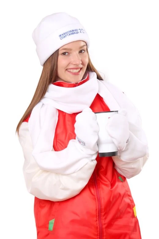 Шапка Вэст флисовая двухслойная взрослая, однотонная "Orthodox Spartakiad"#2