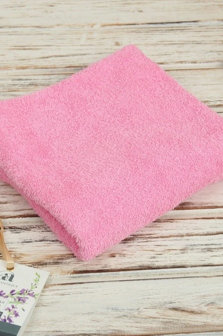 Купить полотенце махровое 50х90 см, светло-розовое