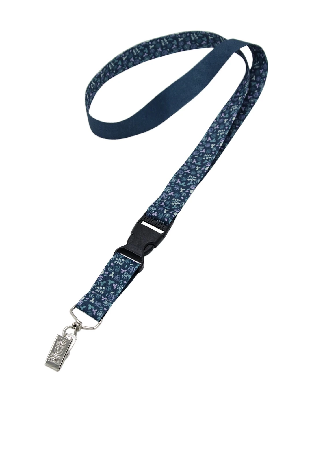 Купить ленту для бейджа микрорепс ширина 2 см, с трезубцем, с печатью