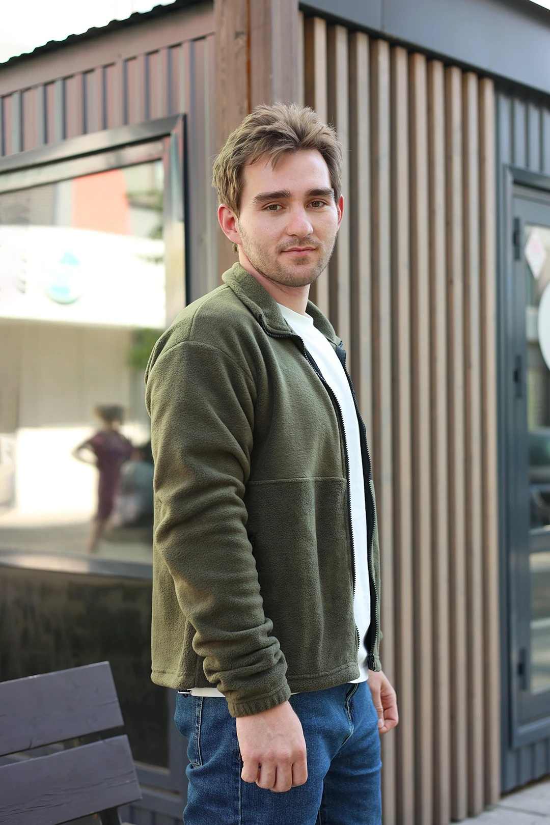 Толстовка Касл флисовая унисекс, однотонная#2