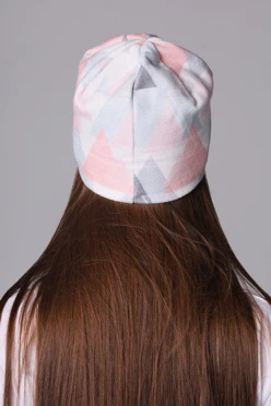 Шапка Лав флисовая однослойная взрослая, с полной запечаткой#1