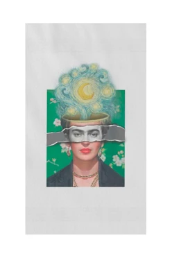 Купить полотенце махровое 40х70 cм (Ituma) с принтом "Frida" Купить полотенце махровое 40х70 cм (Ituma) с принтом "Frida"