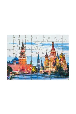 Купить пазл деревянный с нанесением, А5, "Moscow"