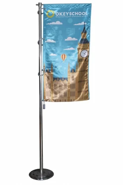 Арендовать мобильный флагшток 3 м из нержавеющей стали
