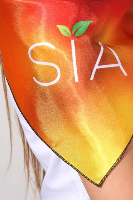 Платок Шанель 70х70 см, с полной запечаткой "Sia"#2