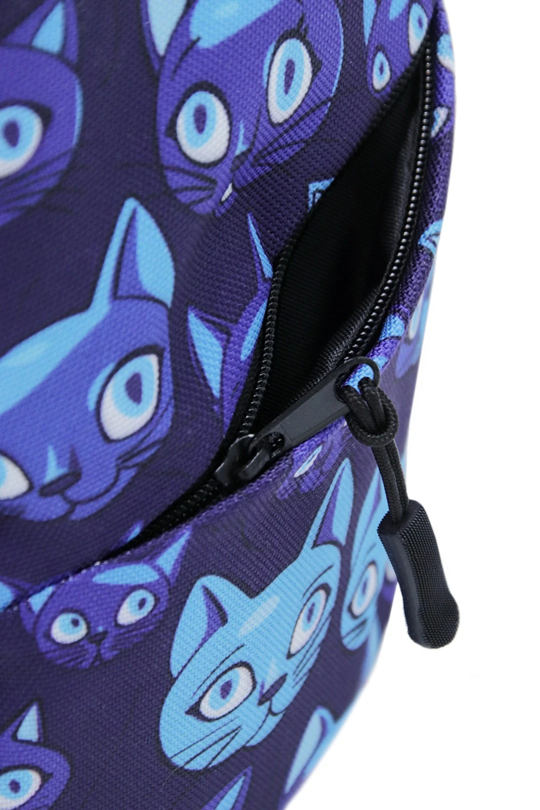 Сумка Стрейт кросс-боди, с полной запечаткой "Blue cat"#3