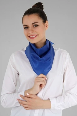 Косынка Лолла из шелка расцвечивания 70х70х100 см, однотонная#2