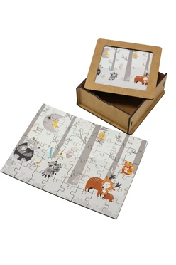 Пазл деревянный с нанесением, А5 (60 элементов)#2 Пазл деревянный с нанесением, А5 (60 элементов)#2