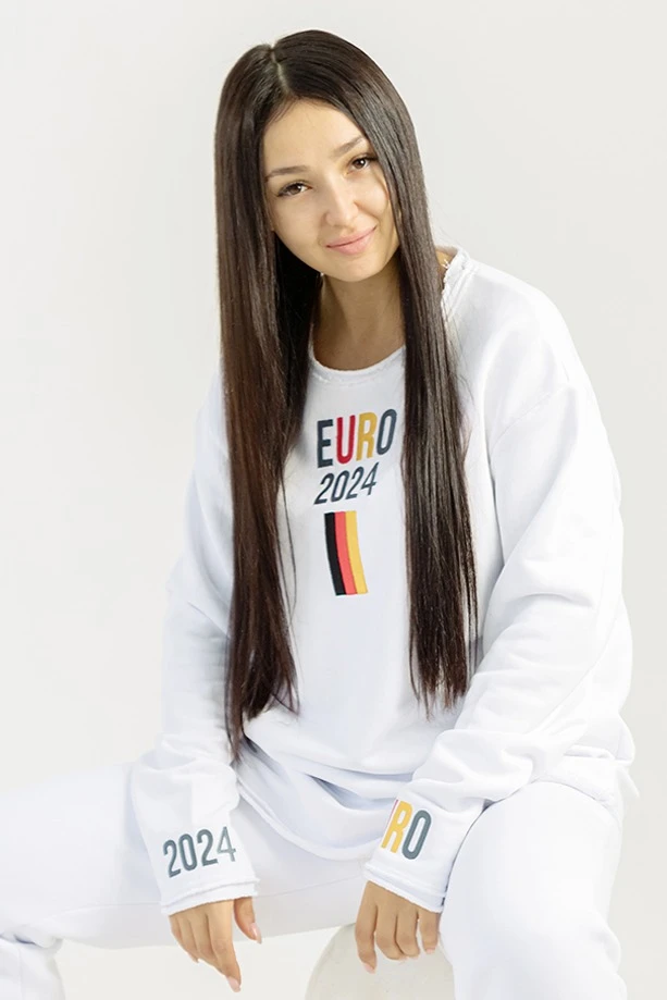 Толстовка Мартин из футера оверсайз унисекс, однотонная#7