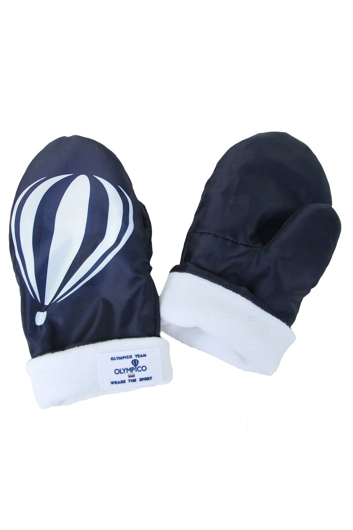 Варежки утепленные двухслойные, с полной запечаткой#5