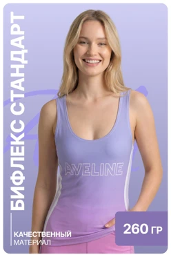 Купить топ Авелин удлиненный женский, с полной запечаткой