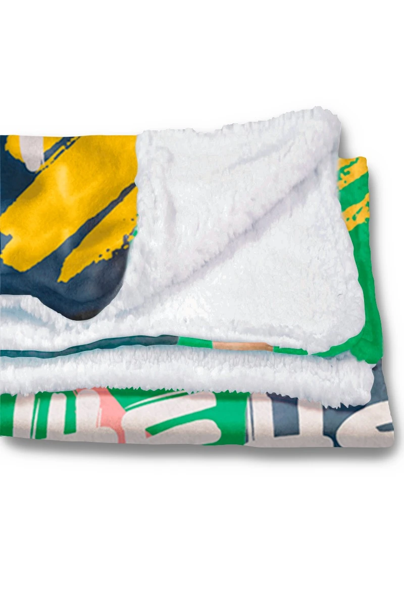 Купить плед Слипи флисовый 120х140 см (двухслойный), с принтом "Zhenya"