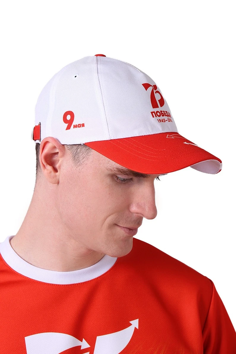 Бейсболка Стандарт взрослая с полной запечаткой (полиэстер) "Victory!"#2