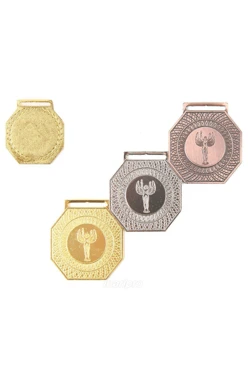 Медаль металлическая МК358 50мм#1