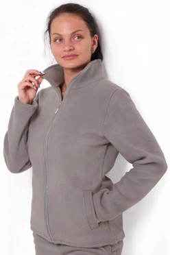 Купить женскую толстовку Харисон серую без капюшона