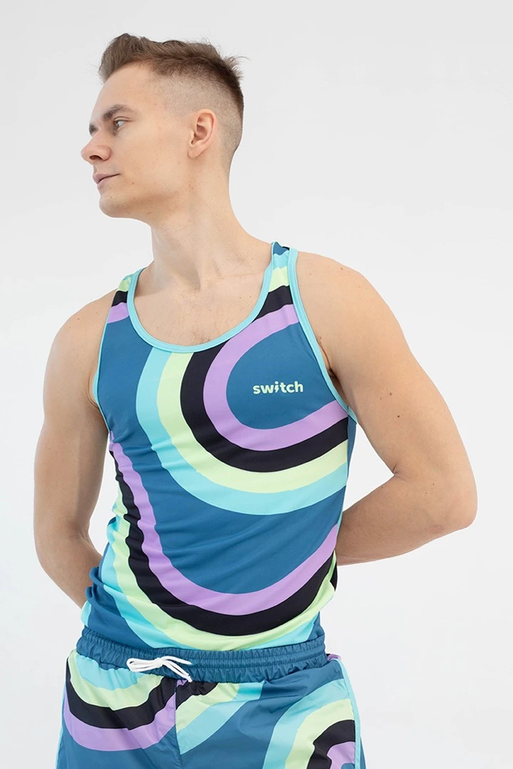 Борцовка Чарли мужская с полной запечаткой "Switch"#1