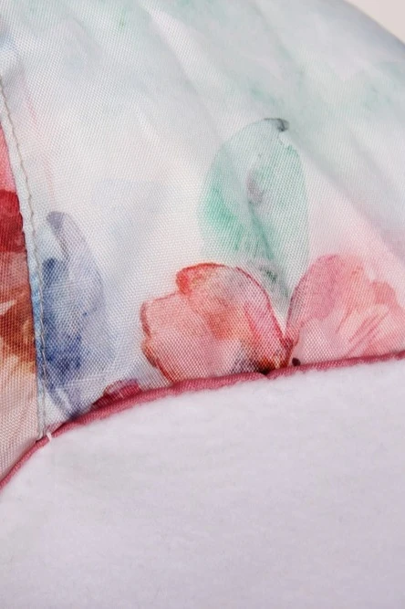 Шапка-ушанка Винтер на флисе детская, с полной запечаткой "7 Flowers"#4