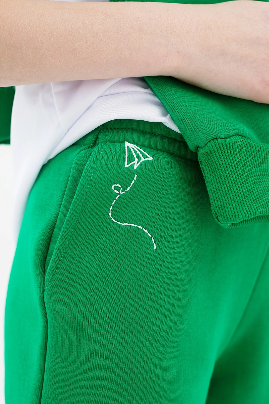 Спортивный костюм Кидс из футера детский, однотонный "Airplane"#5