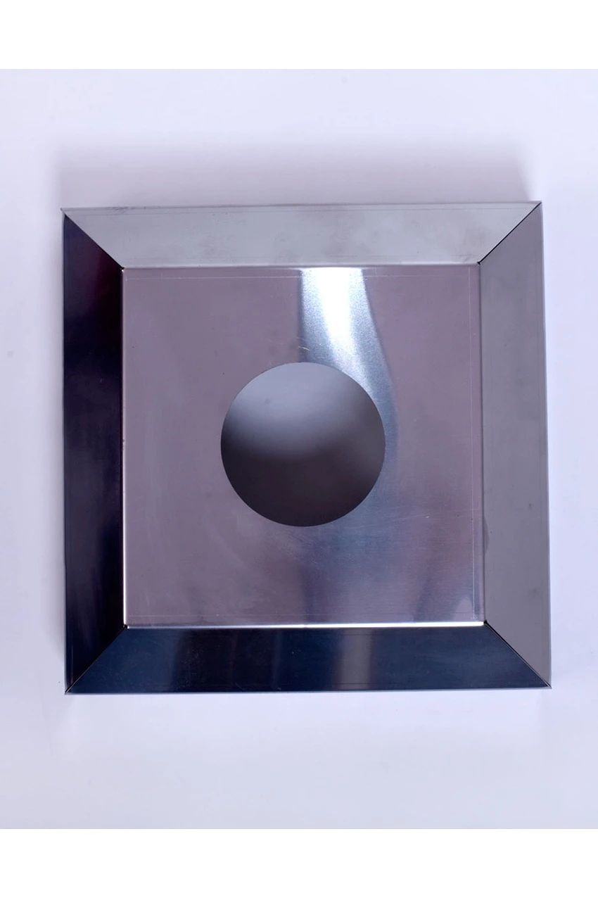 Крышка из нержавейки на основание уличного флагштока из нержавеющей стали#1