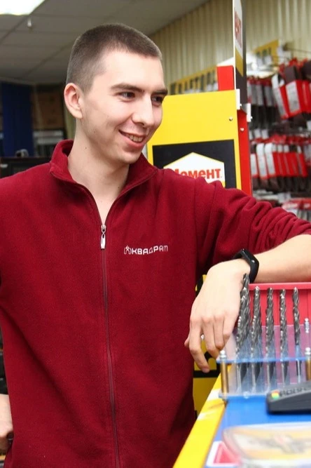 Толстовка Харисон флисовая без капюшона унисекс, однотонная "Square"#1