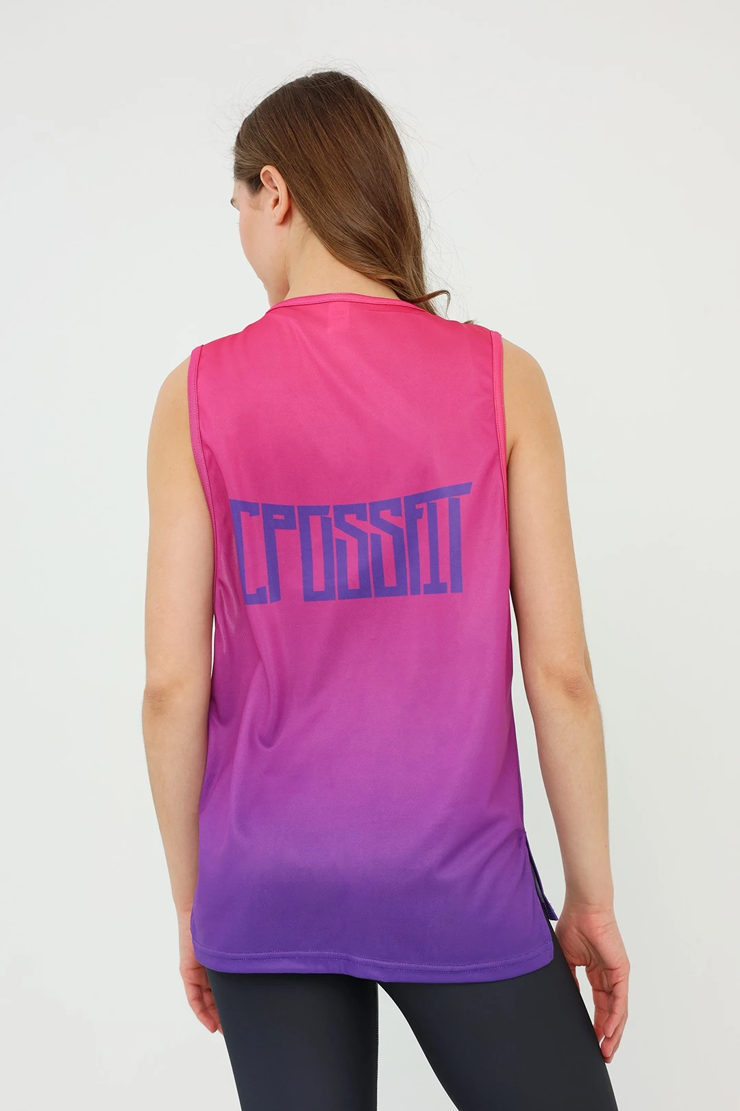 Майка Муви женская с полной запечаткой "Crossfit"#2 Майка Муви женская с полной запечаткой "Crossfit"#2