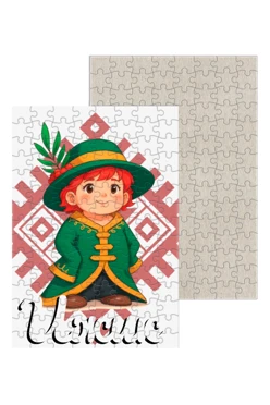 Купить пазл картонный А4 с принтом "Izhik" Купить пазл картонный А4 с принтом "Izhik"