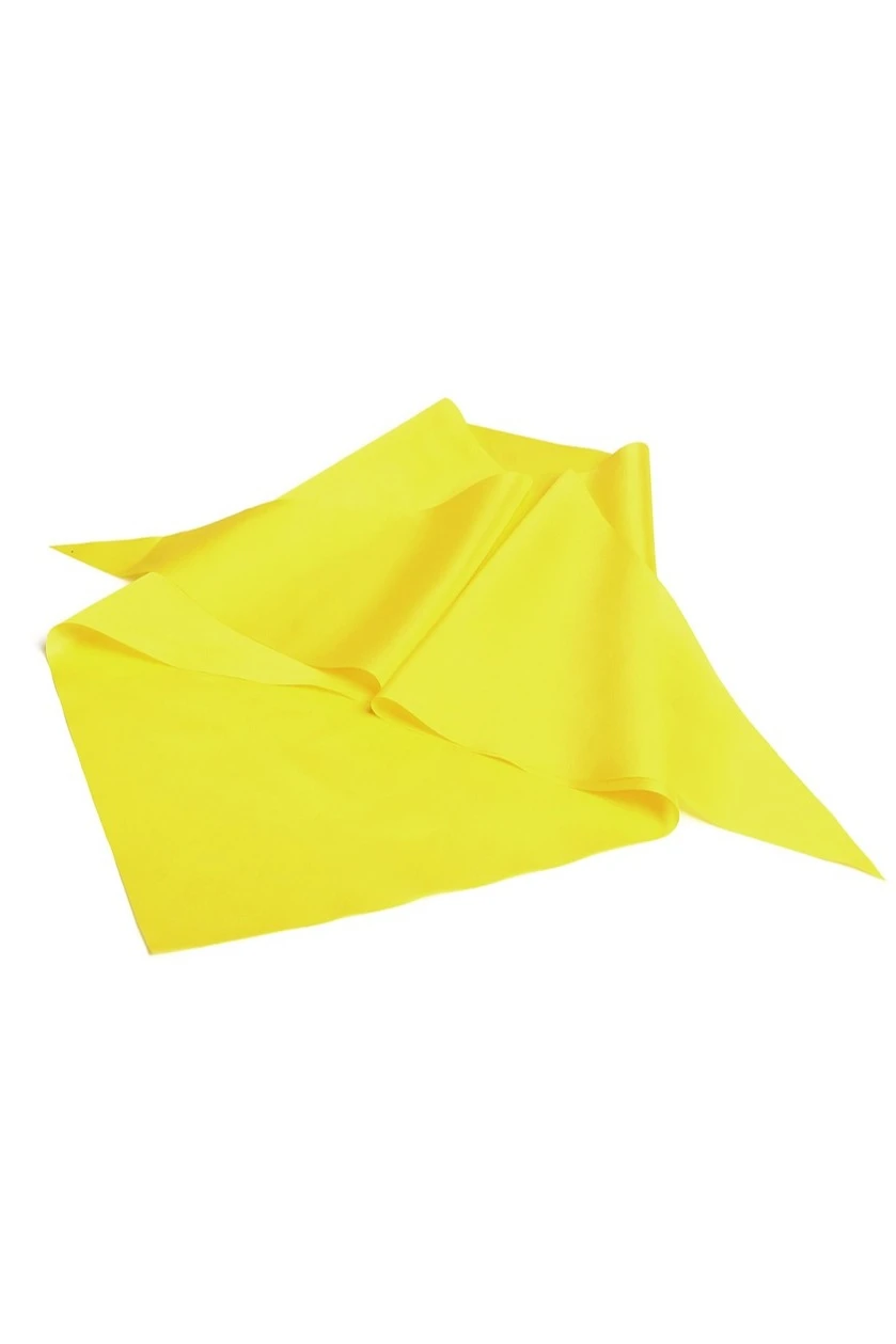 Косынка Лолла из шелка расцвечивания 70х70х100 см, однотонная желтая#2