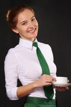 Купить галстук Тайм однотонный зеленый