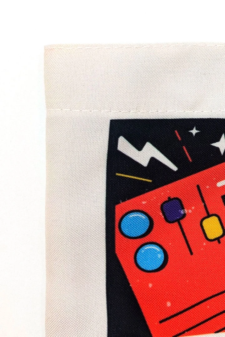 Сумка Лайт из габардина 35х45 см, с печатью#3