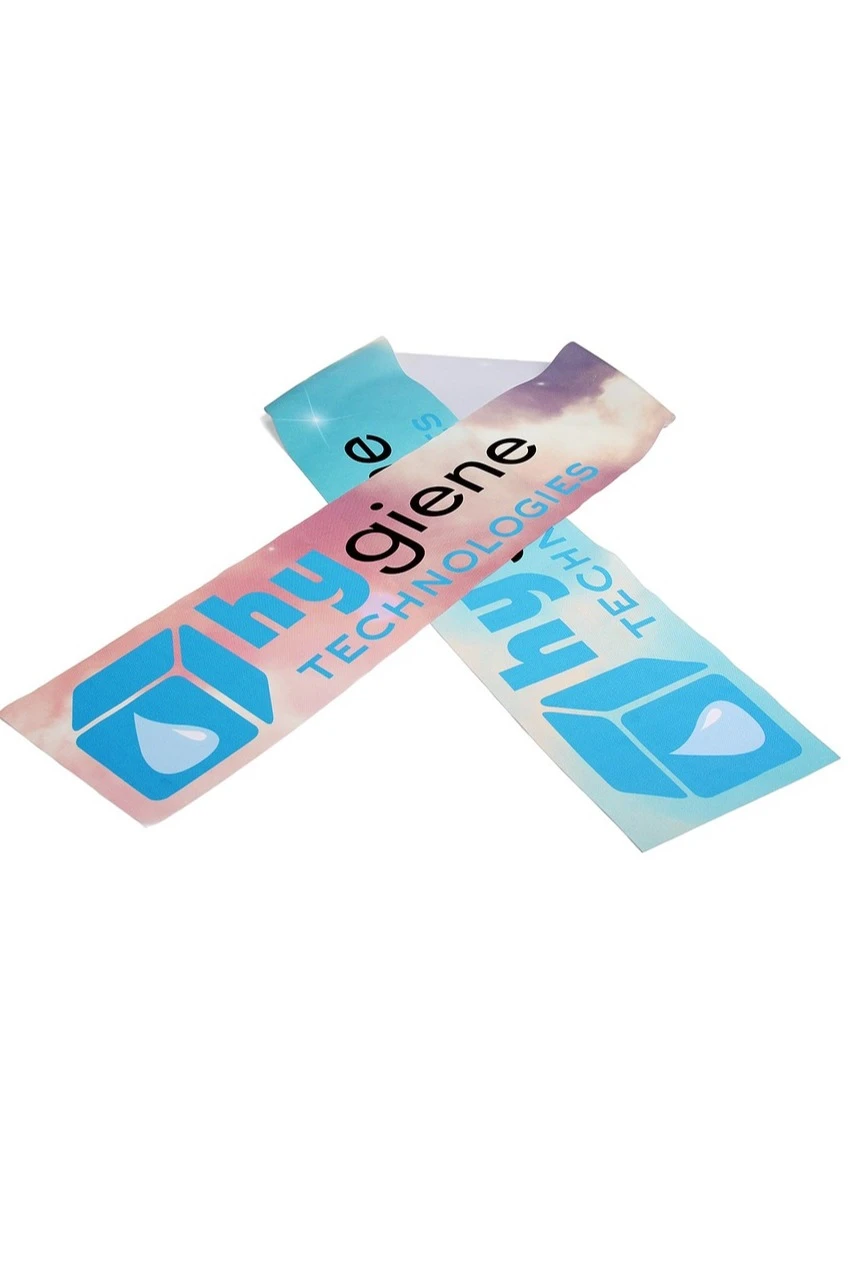 Шарф однослойный легкий 15х150 см, с полной запечаткой#1