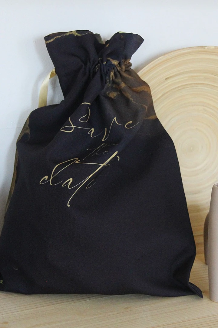 Мешочек с полной запечаткой 30х40 см, крепление кулисы на расстоянии от верхнего края "Saver"#1