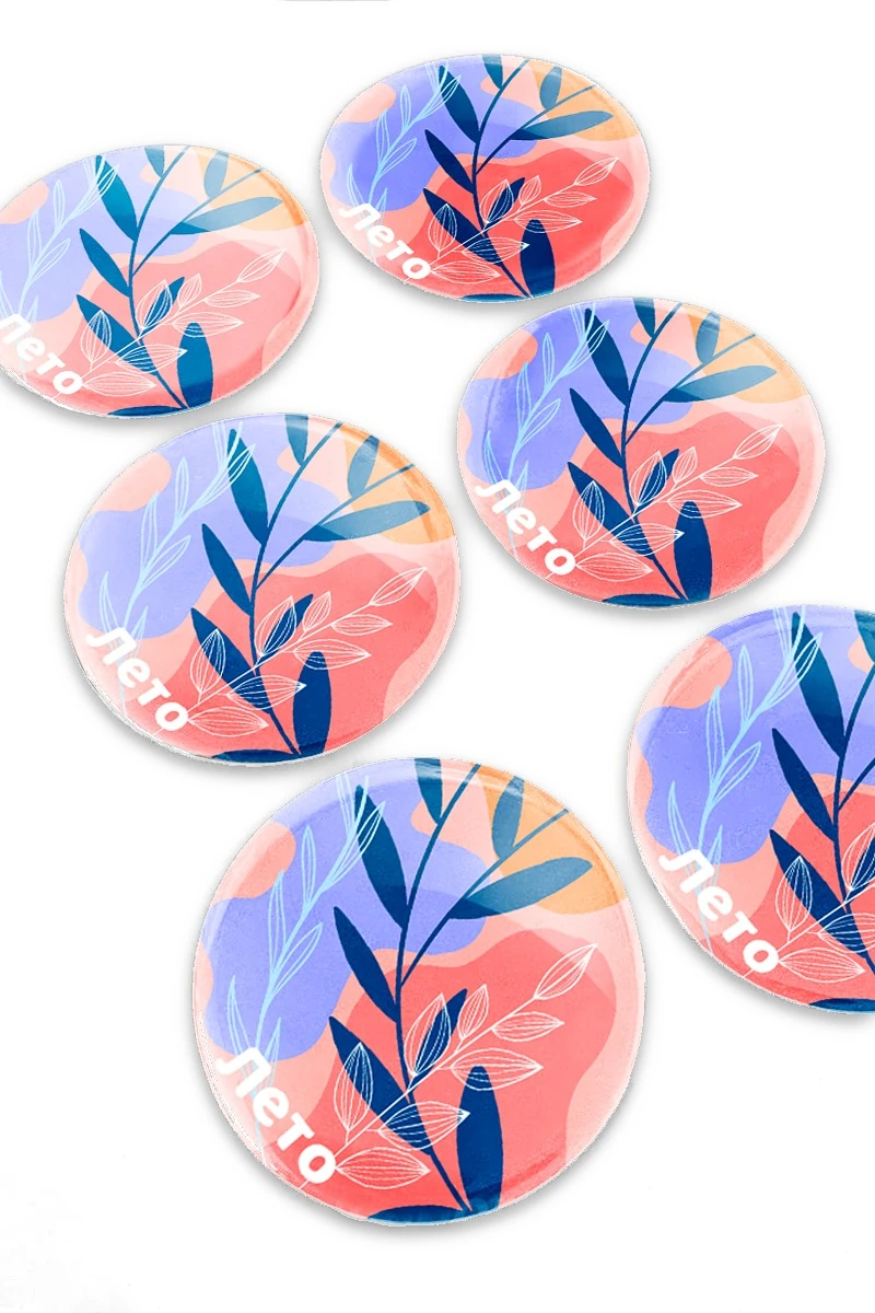 Купить наклейку заливную 5х5 см, с нанесением "Лето" Купить наклейку заливную 5х5 см, с нанесением "Лето"