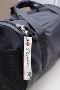 Купить ремувку 2,5х15 см с люверсом и кольцом, с принтом "P. Tchaikovsky"