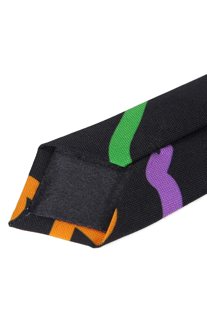 Галстук Слим узкий самовяз мужской, с полной запечаткой "Patterns"#1