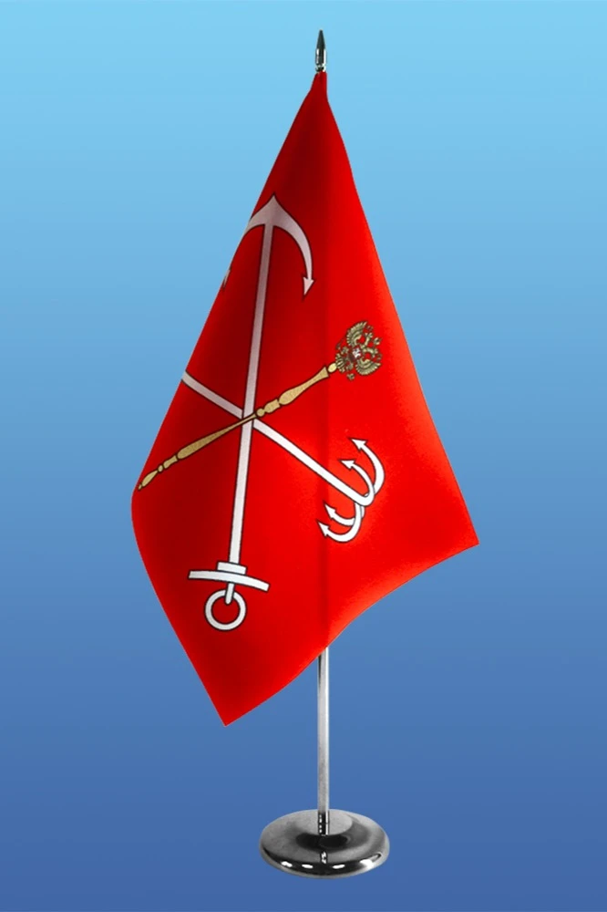 Флажок Санкт-Петербурга 15х22 см