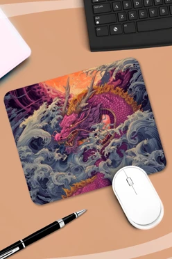 Купить коврик для мыши прямоугольный c принтом "Dragon" Купить коврик для мыши прямоугольный c принтом "Dragon"