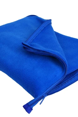 Купить синий плед Трансформер флисовый 155х170 см