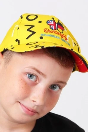 Бейсболка Стандарт детская с полной запечаткой (полиэстер) "Butterfly"#2