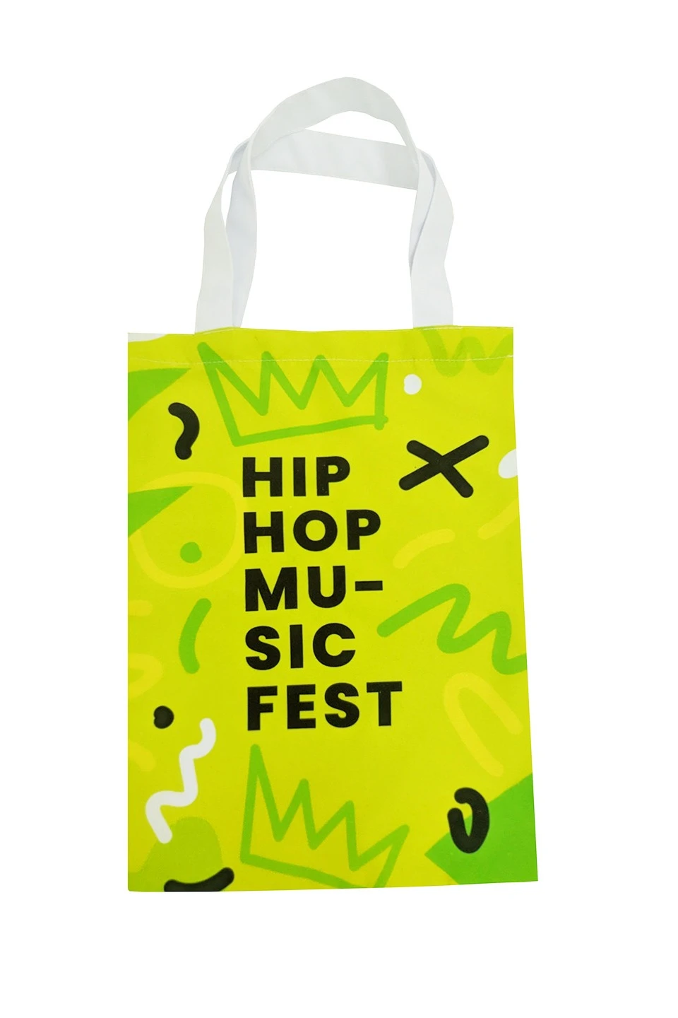 Сумка Лайт из габардина вертикальная, с печатью#2