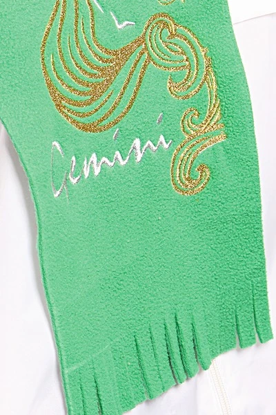 Шарф флисовый однослойный 15х120 см, однотонный "Gemini"#8